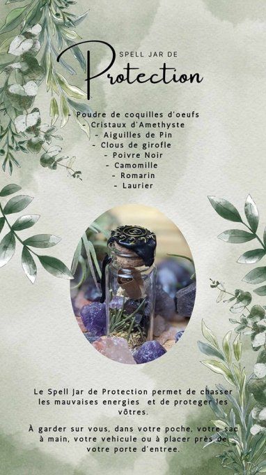 Spell jar à thèmes