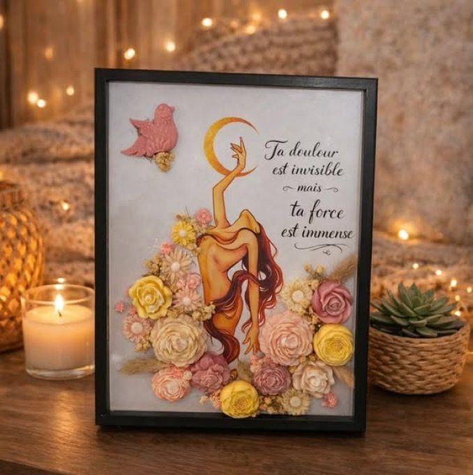 Cadre  bouquet parfumé