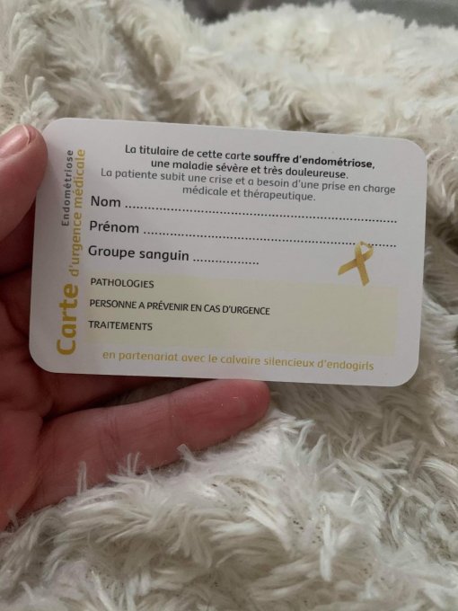 Carte d'urgence médicale