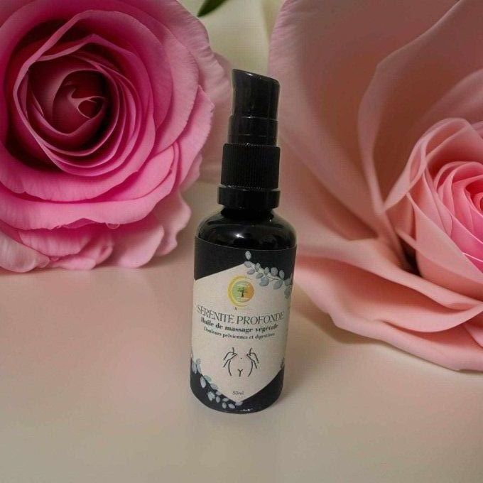 Huile "Sérénité Profonde " - Douleurs pelviennes et digestives - Pompe 30ml